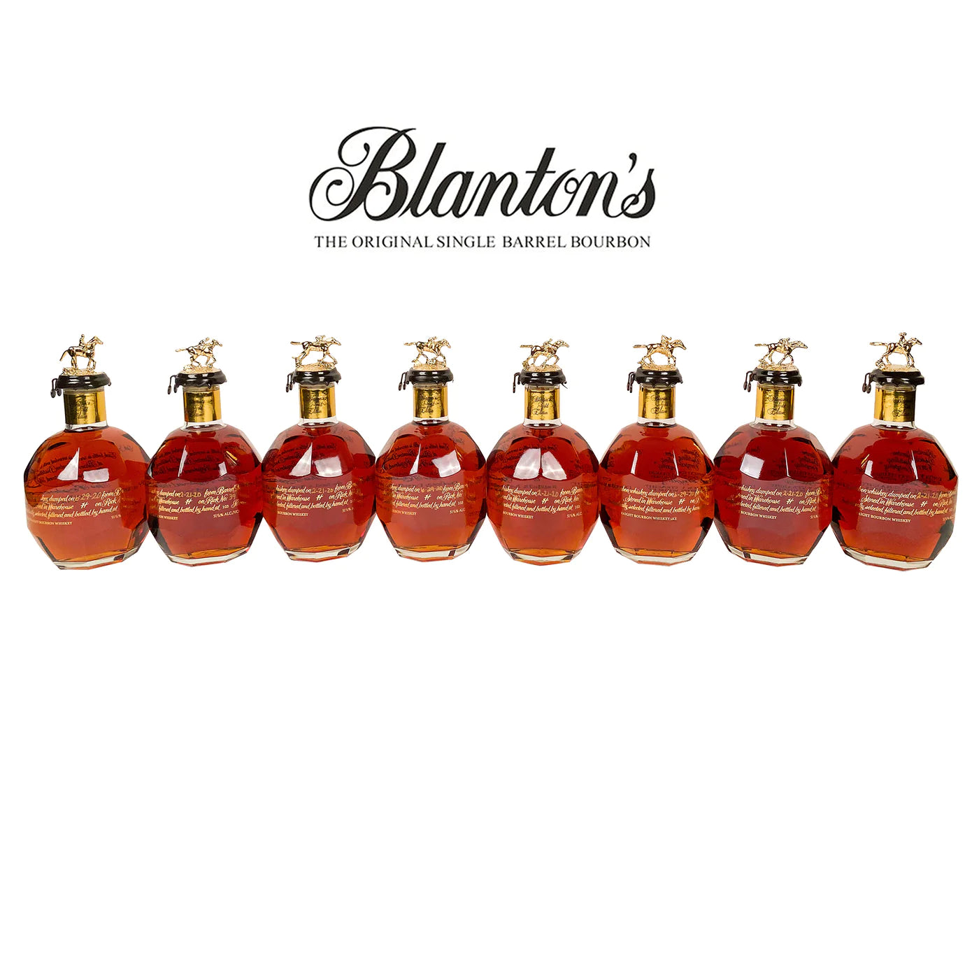Blanton's Gold Edition Set (8 Bottles)