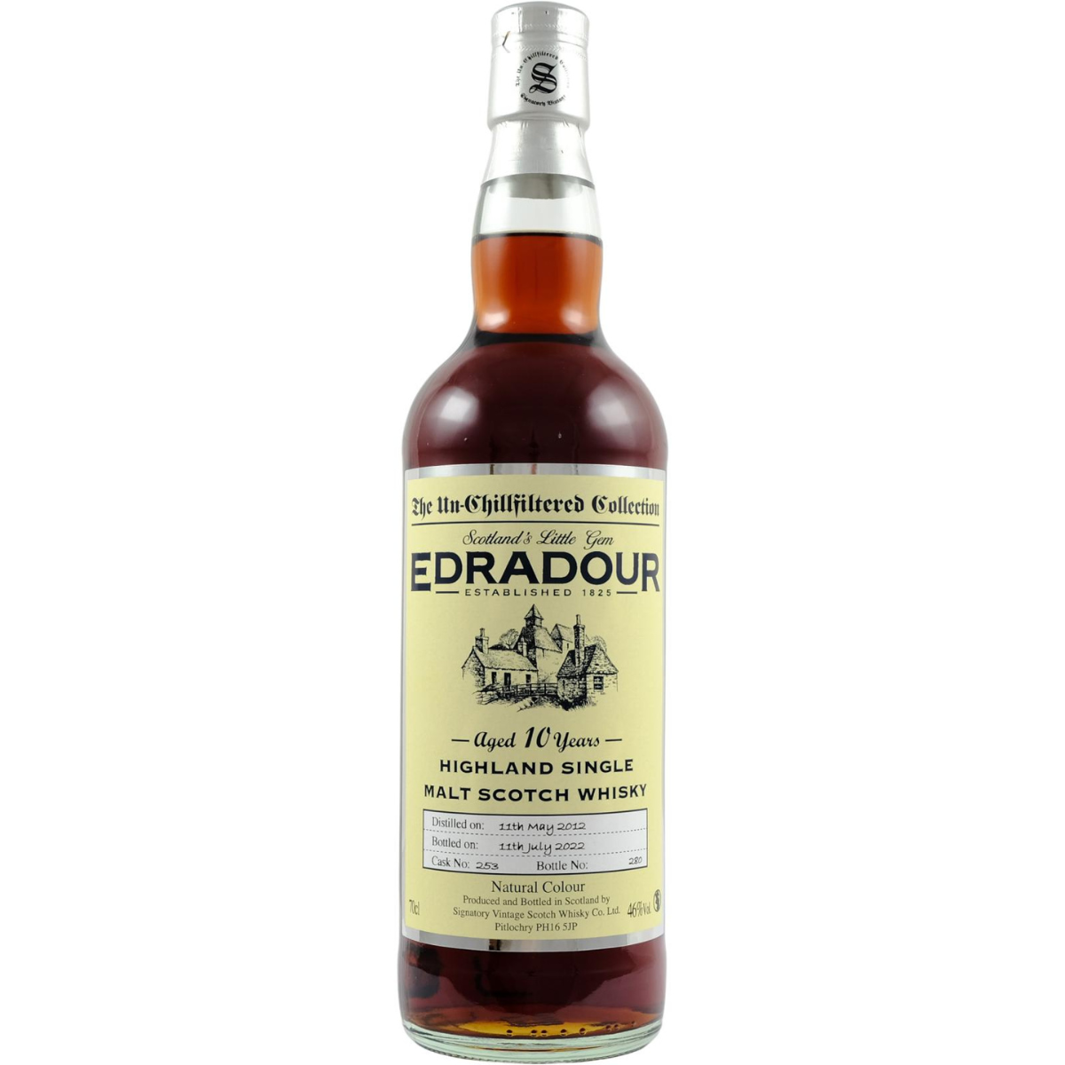 Edradour 2012 Signatory Vintage Un-chilfitered Collection