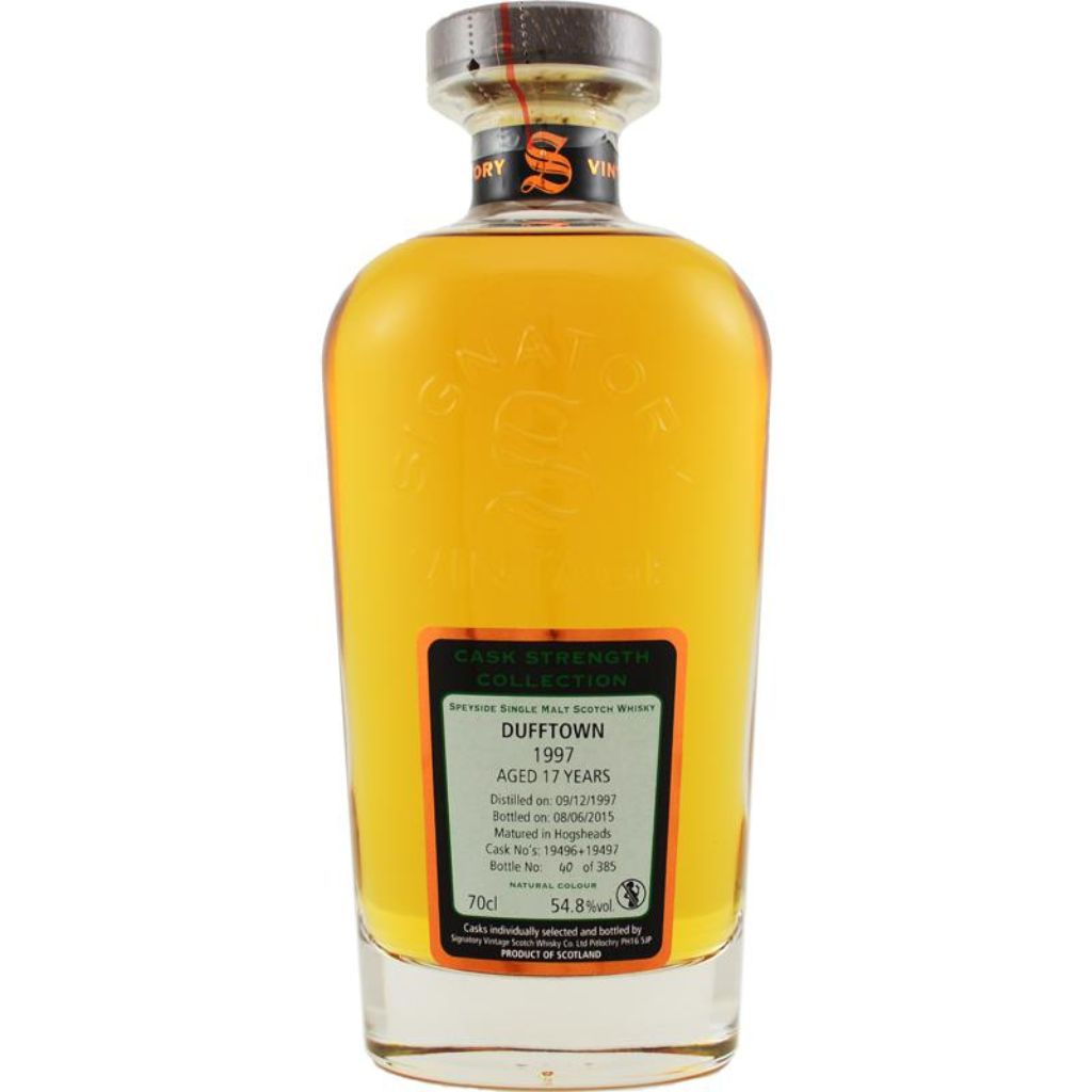 Dufftown 1997 (17 Year Old) Signatory Vintage Cask Strength Collection