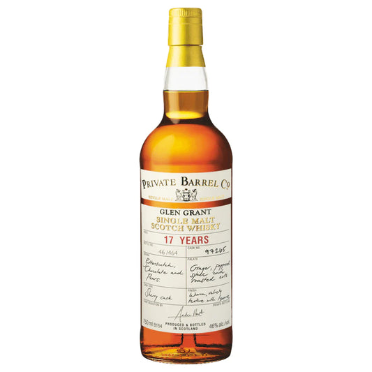 Glen Grant 17 Year Old Private Barrel Co